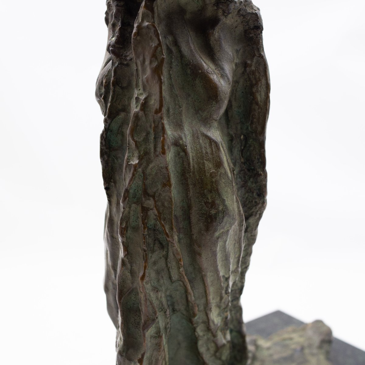Giuseppe Grandi, "Movimento", scultura in bronzo, Epoca '800-photo-2