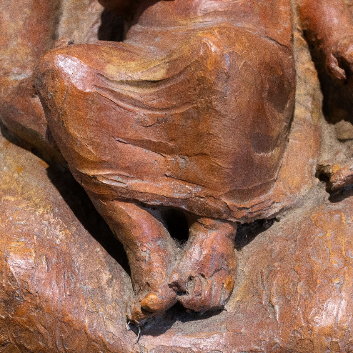Scultura in terracotta, "Maternità", Metà del '900-photo-4