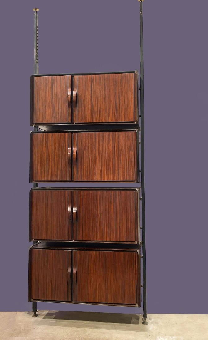 Libreria modulare cielo-terra, Produzione Italia, Anni '50/'60