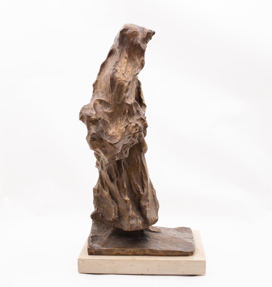 Bronze sculpture, signed Gaetano Cellini, “Female Figure,” 20th century-photo-3