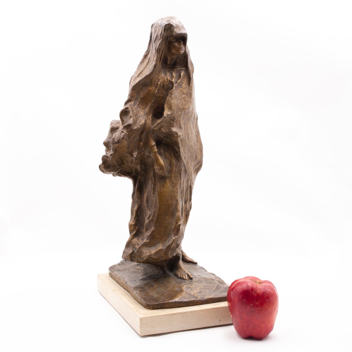 Bronze sculpture, signed Gaetano Cellini, “Female Figure,” 20th century-photo-4