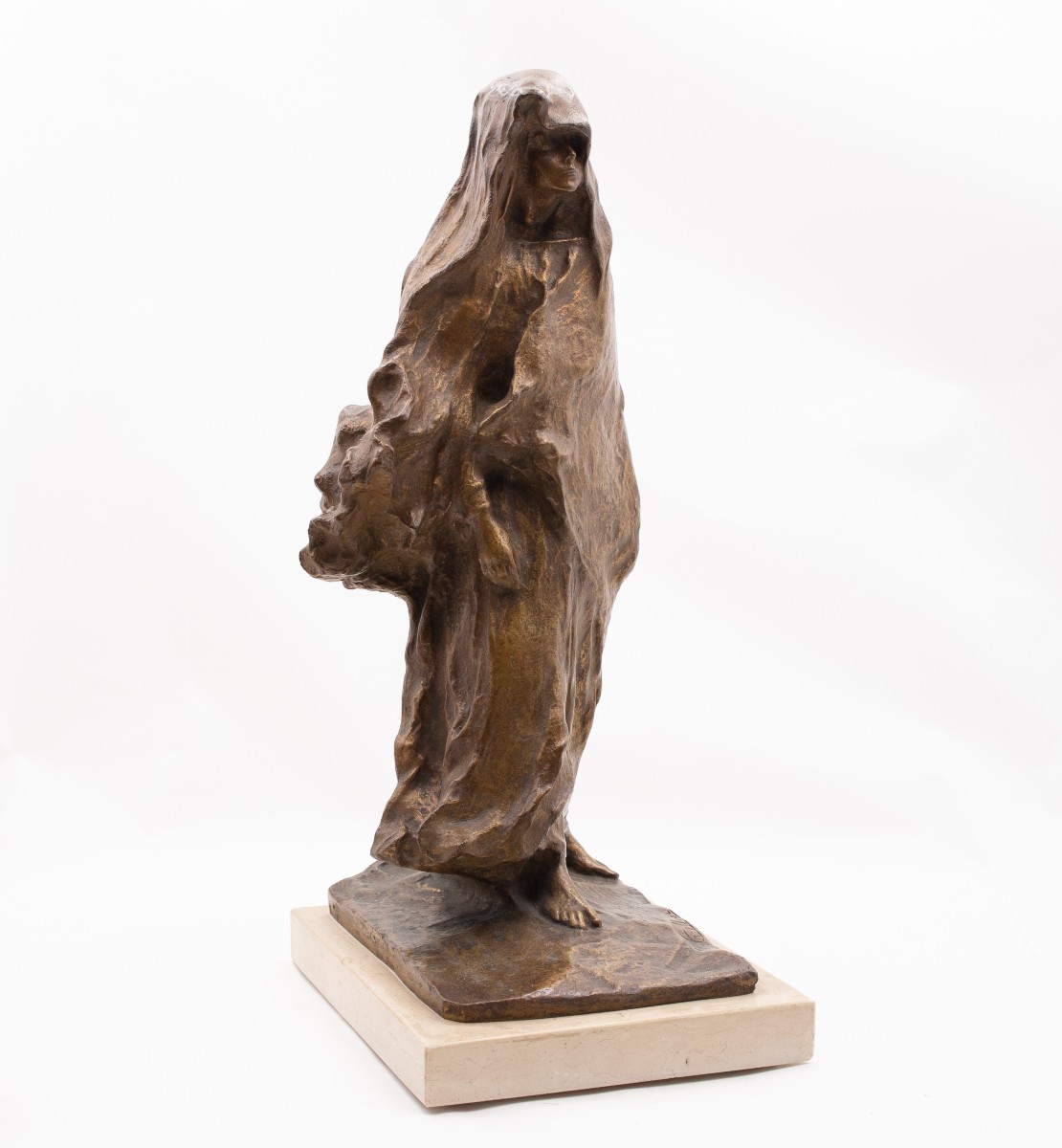 Bronze sculpture, signed Gaetano Cellini, “Female Figure,” 20th century