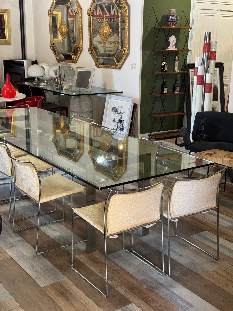 Tavolo Doge, Carlo Scarpa per Cassina, Epoca '900-photo-7