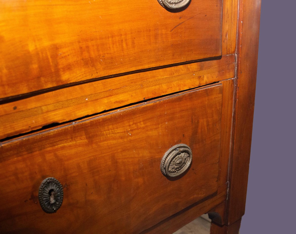 Mobiletto in noce, Stile Direttorio Originale, Epoca '800-photo-3