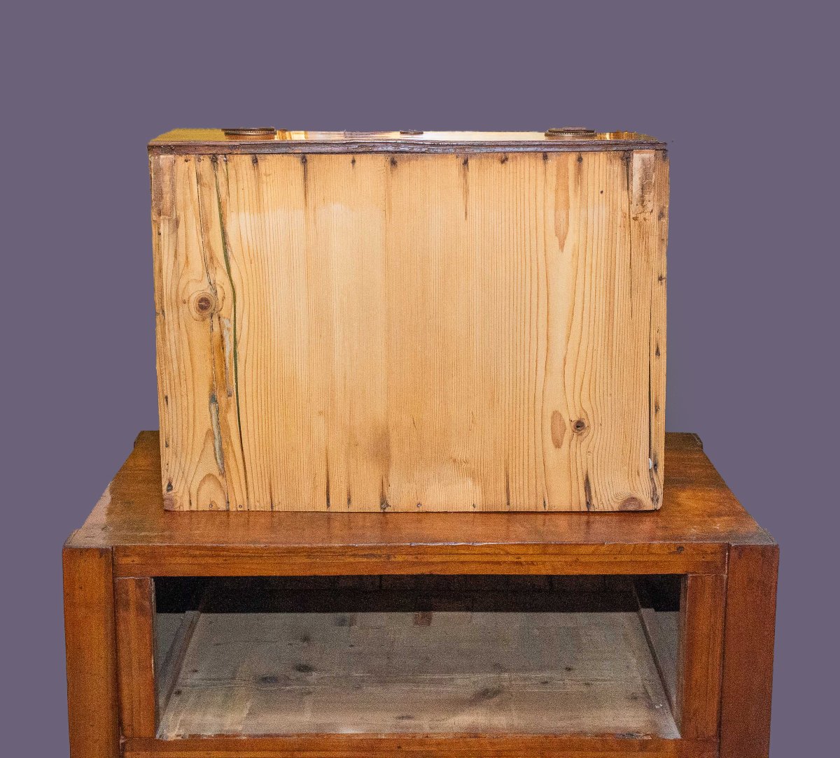 Mobiletto in noce, Stile Direttorio Originale, Epoca '800-photo-6