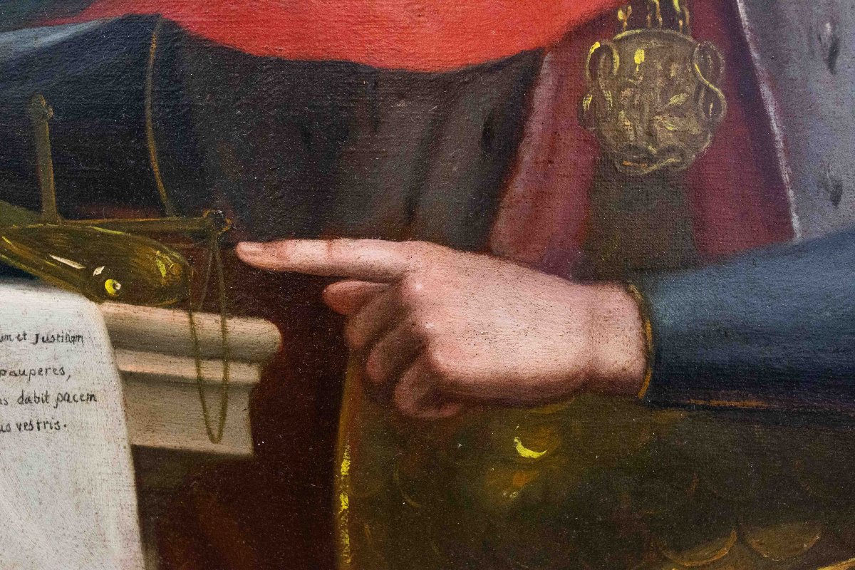 Beato Amedeo IX di Savoia, olio su tela, Primi '700-photo-5