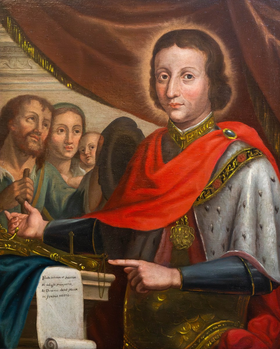 Beato Amedeo IX di Savoia, olio su tela, Primi '700