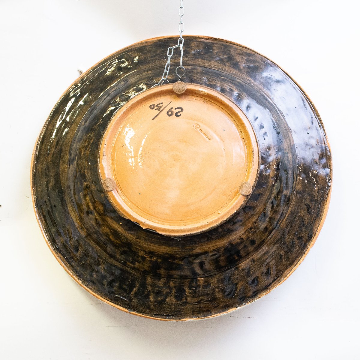 Domenico Cantatore, Piatto in ceramica, "Nudo femminile", 29/50, firmato-photo-2