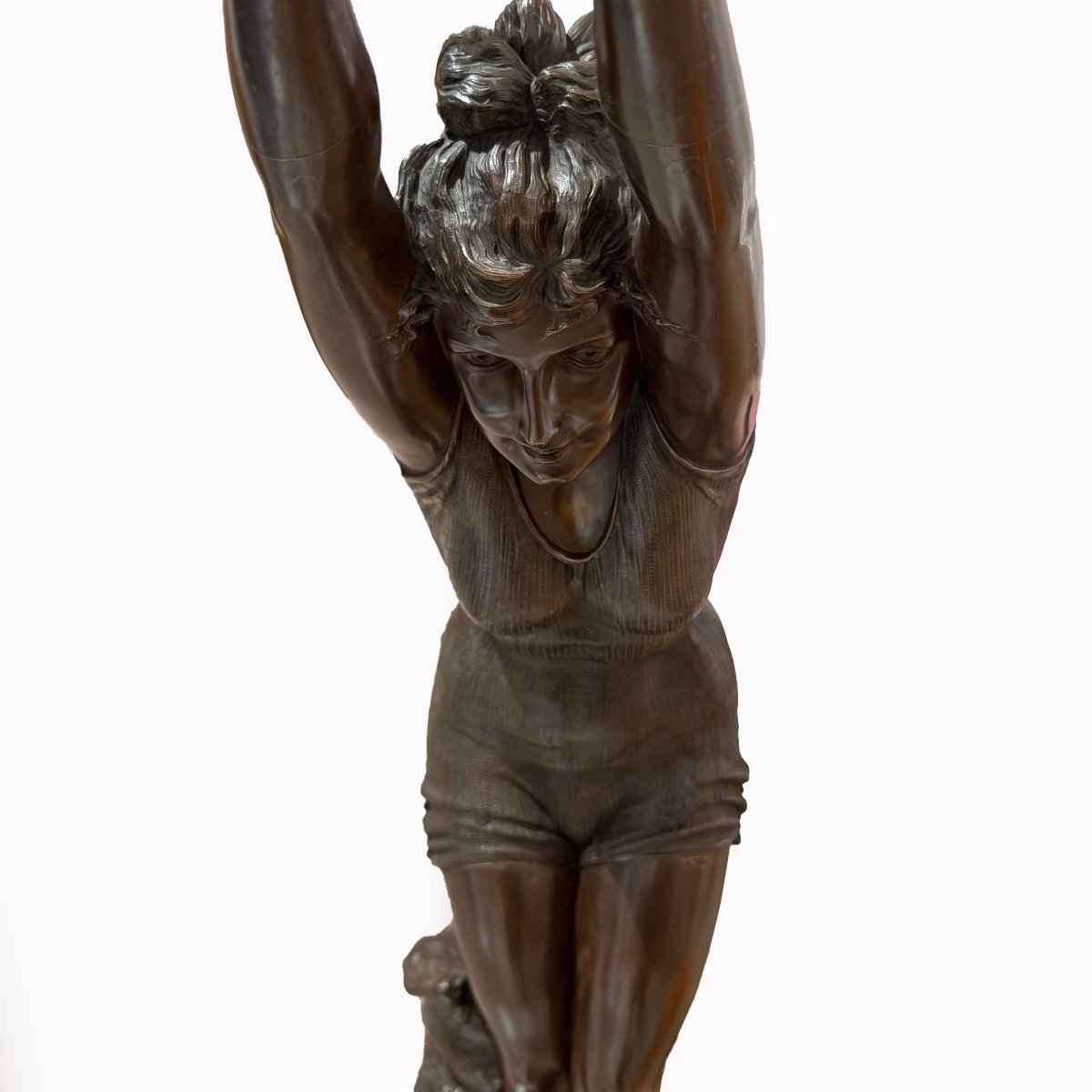 Odoardo Tabacchi (1831 - 1905), “Tuffolina”,scultura in bronzo, 1886-photo-4