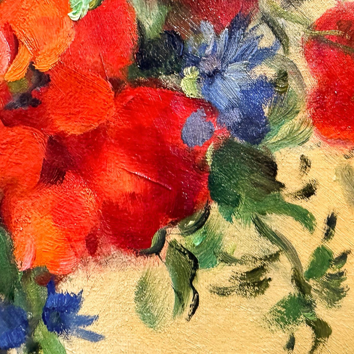 Alfio Paolo Graziani, "Vaso di Fiori", olio su tela, Epoca '900-photo-3