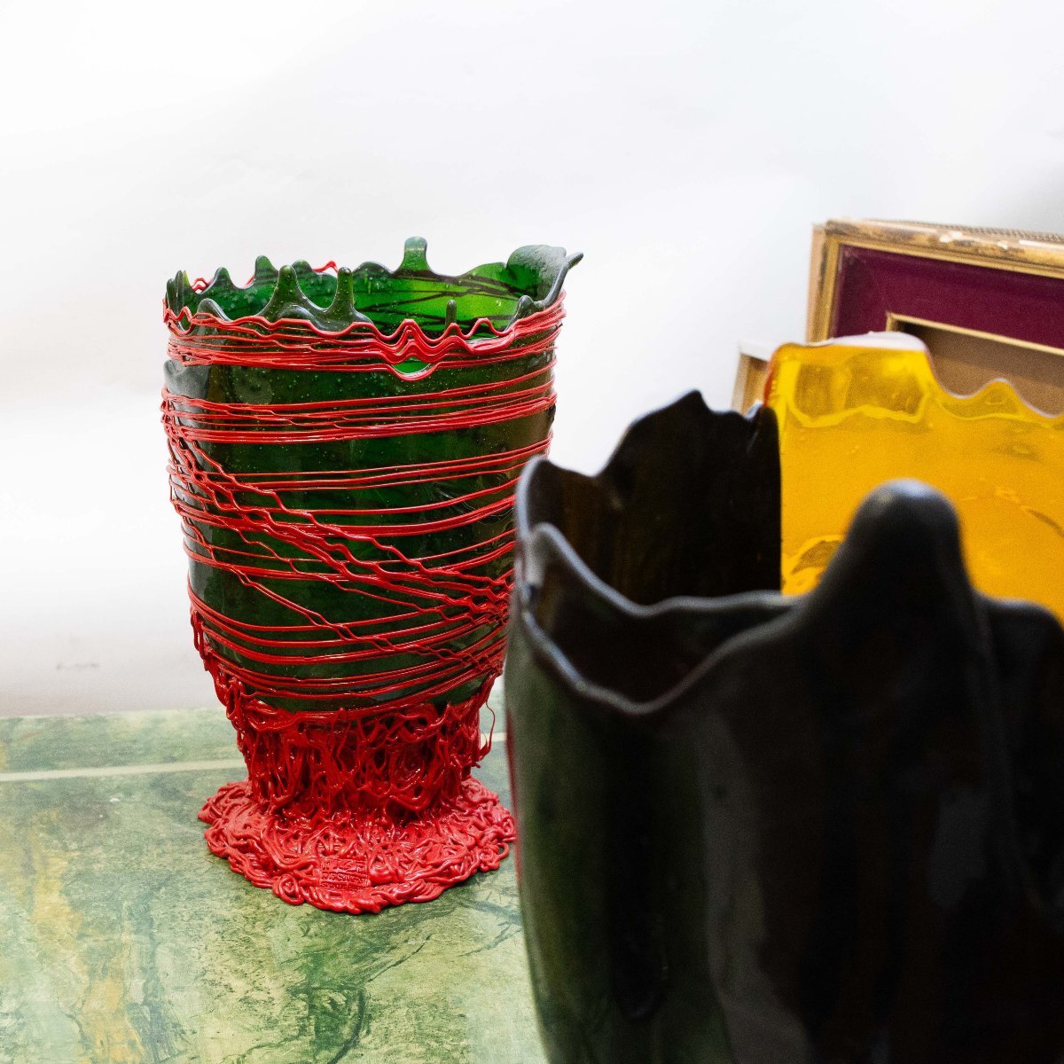 Gaetano Pesce per Fish Design, Set di 8 vasi, 1995, firmati-photo-7