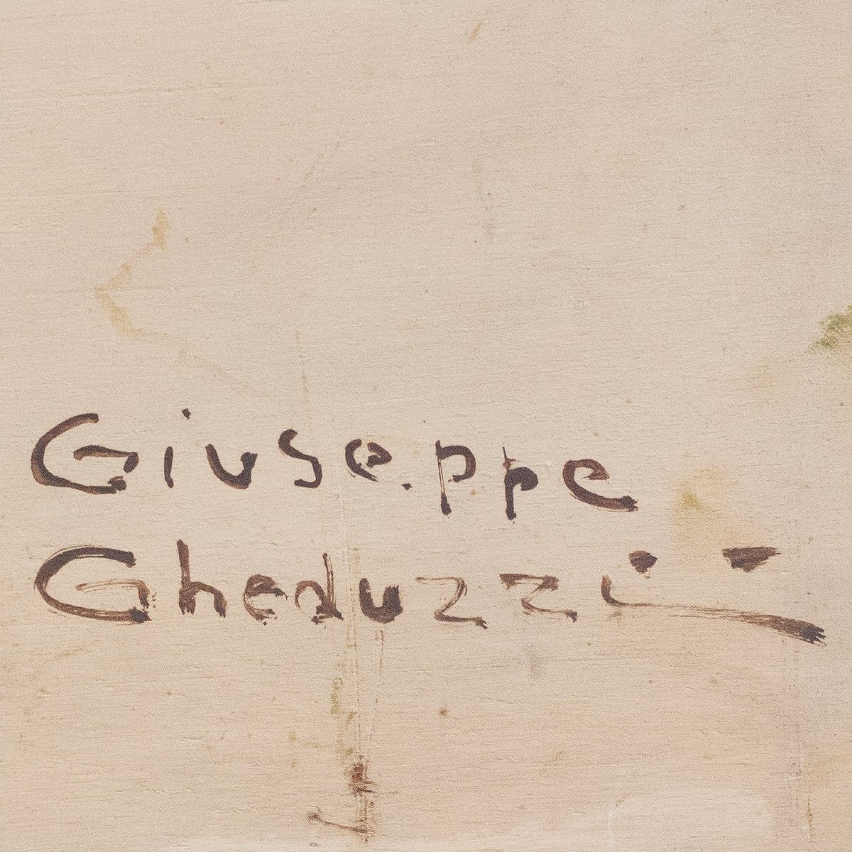 Giuseppe Gheduzzi, "Valtournenche", olio su compensato, Epoca '900-photo-4
