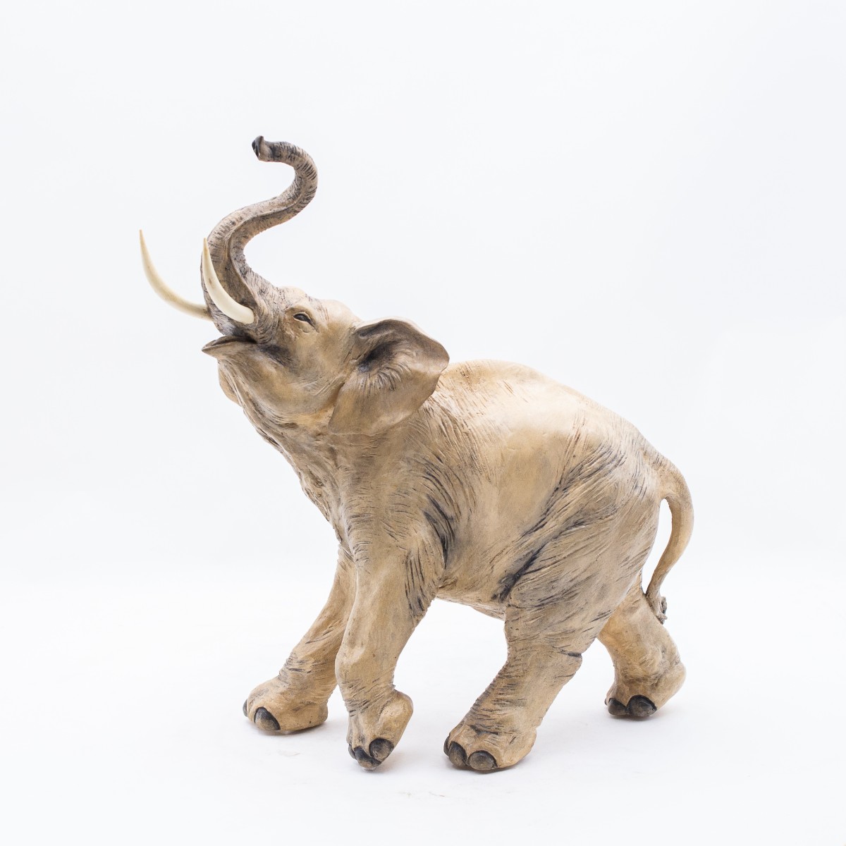 Cacciapuoti, "Elefante", scultura in terracotta, firmata, Anni '40