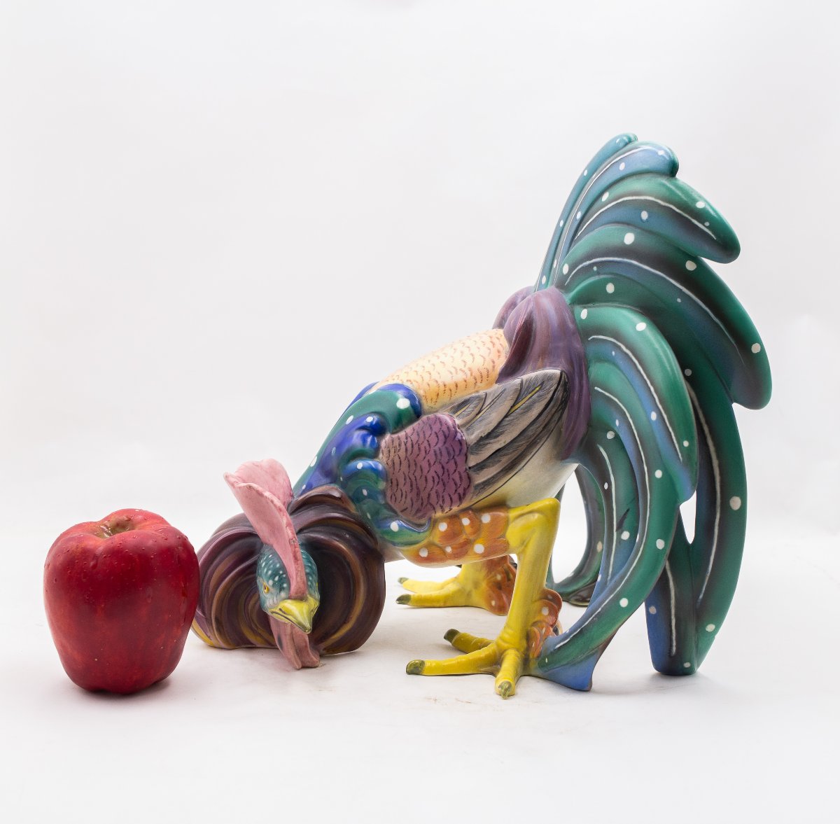 Lenci, "Gallo", disegno Mario Sturani (1906-1978), Torino, 1930 ca-photo-2