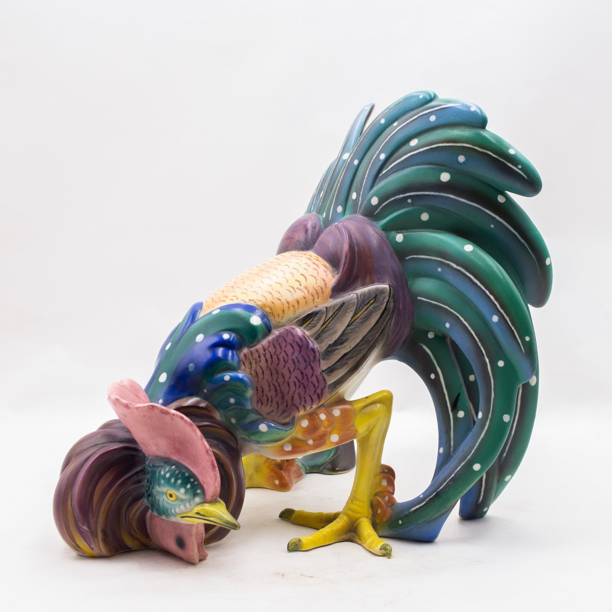 Lenci, "Gallo", disegno Mario Sturani (1906-1978), Torino, 1930 ca-photo-8