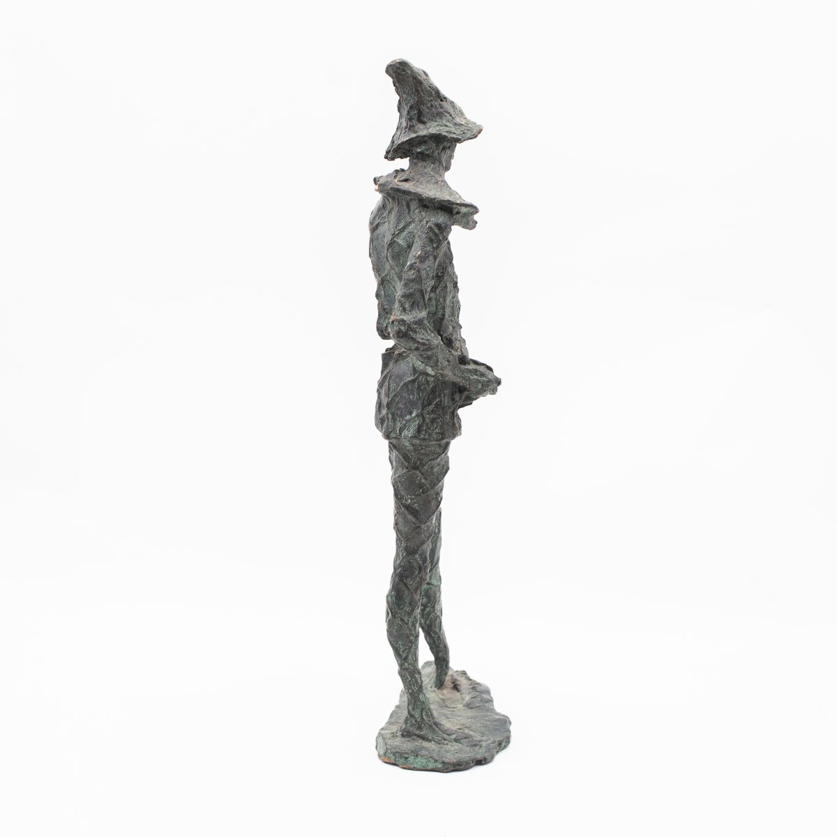 Augusto Murer Scultura in bronzo, "Arlecchino" Bronzo patinato, firmata alla base, XX Secolo-photo-5
