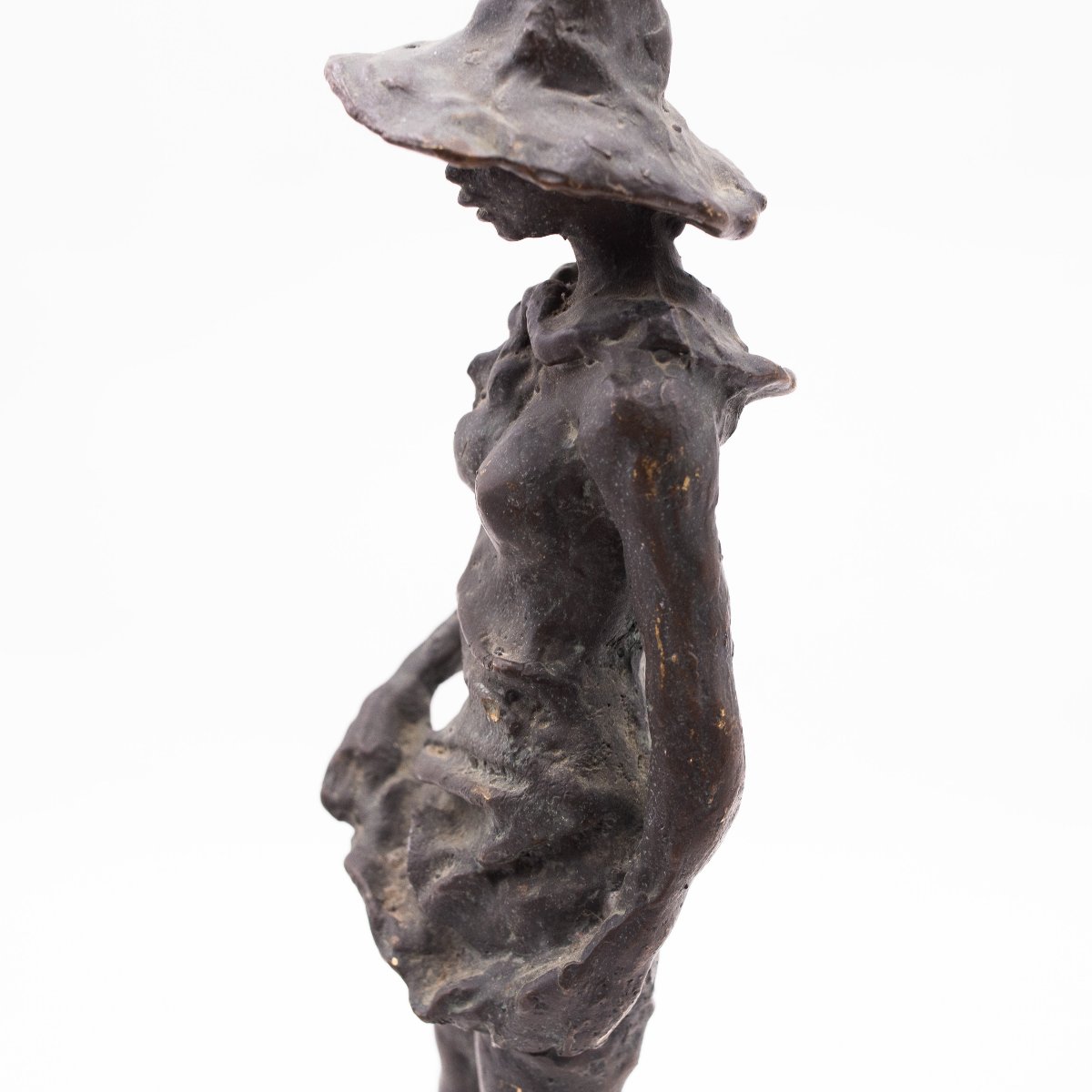 Augusto Murer Scultura in bronzo, "Arlecchino" Bronzo patinato, firmata alla base, XX Secolo-photo-6