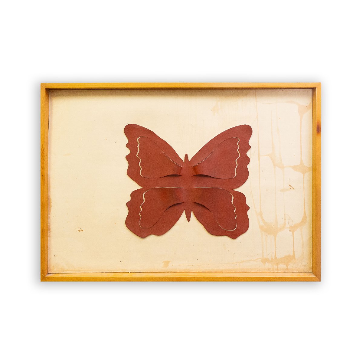Mario Ceroli, "Farfalla", Linoleum su carta, tiratura 99, 1970-photo-2