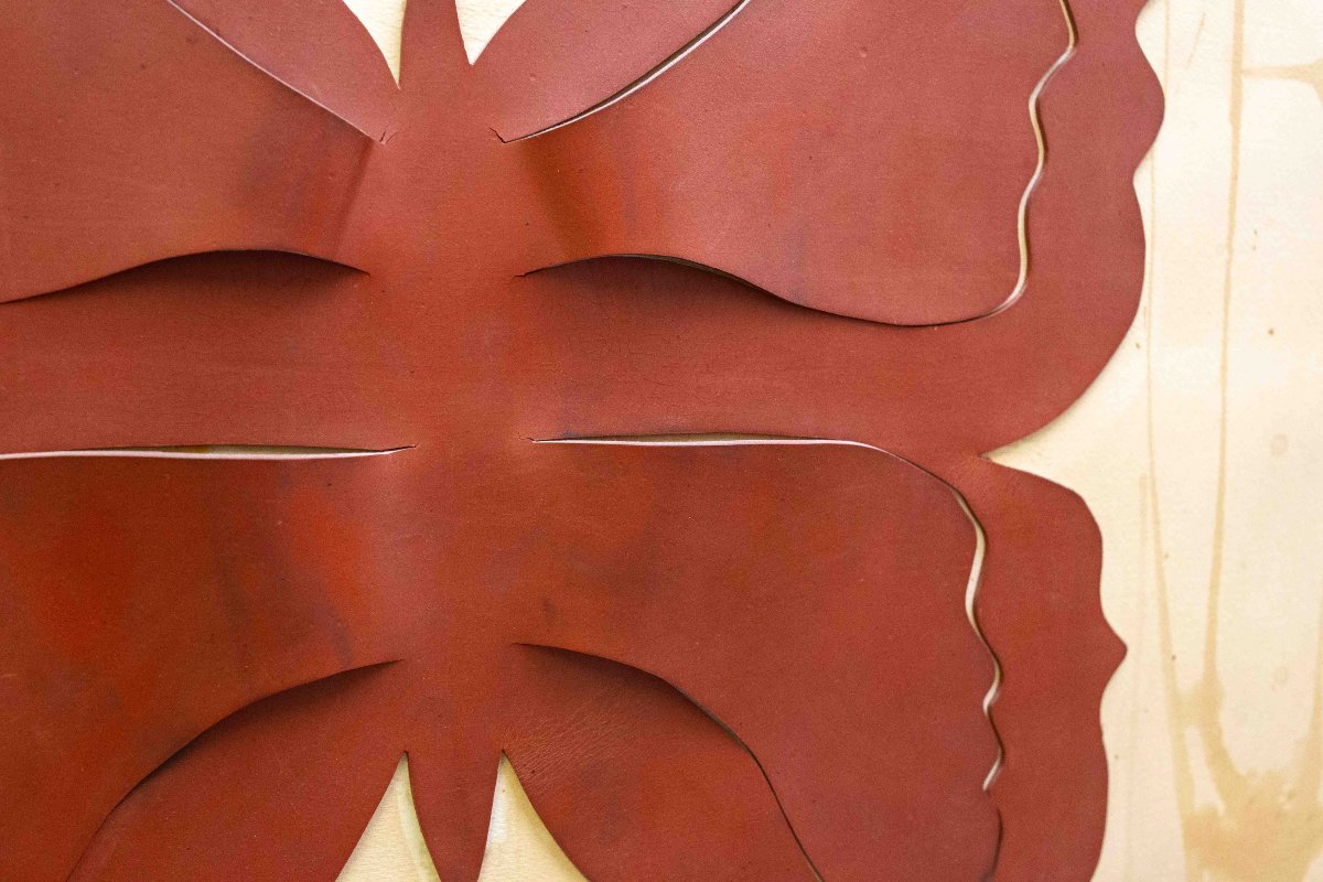 Mario Ceroli, "Farfalla", Linoleum su carta, tiratura 99, 1970-photo-3