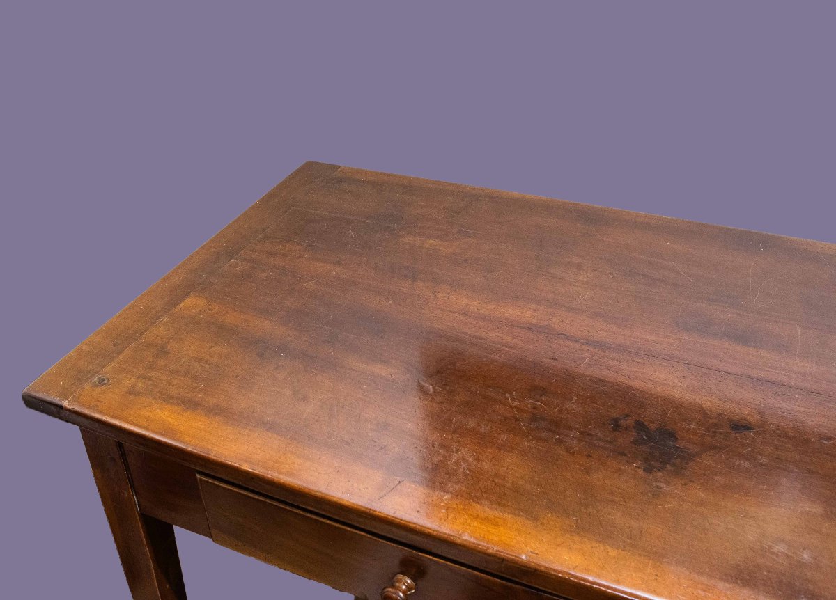 Tavolo scrivania in noce, Stile Neoclassico, Epoca Fine '700-photo-2