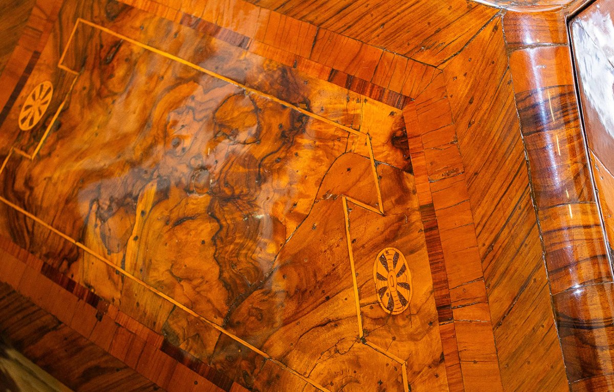 Vincenzo Bussola, in noce, Origine Lombardia, Mobile Ribalta ad urna, 1770-photo-2