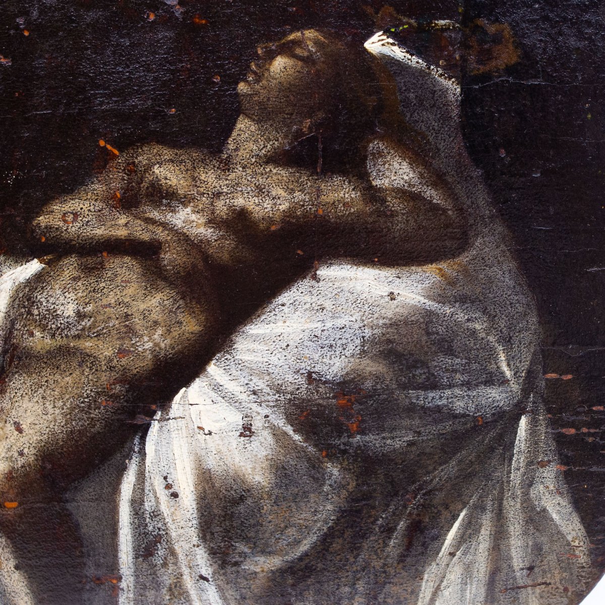 Maria Maddalena dormiente, olio su tavola, Epoca '600-photo-3
