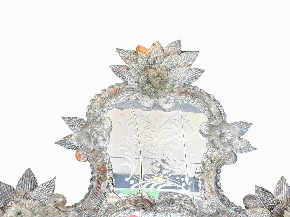 Specchiera in vetro di Murano – Prima metà del '900-photo-8