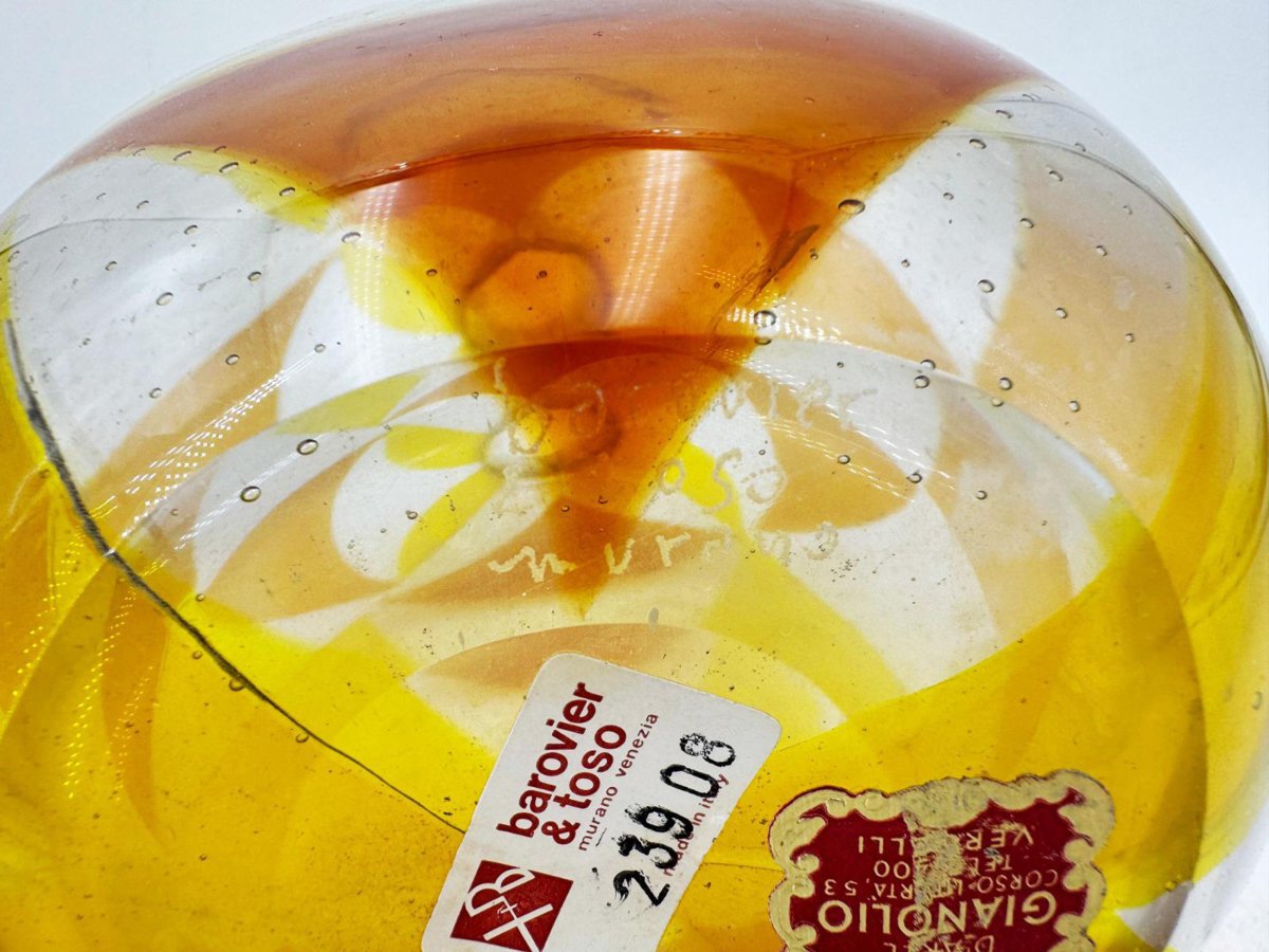 Vaso Barovier e Toso Murano, "Intarsio", Anni '60-photo-4