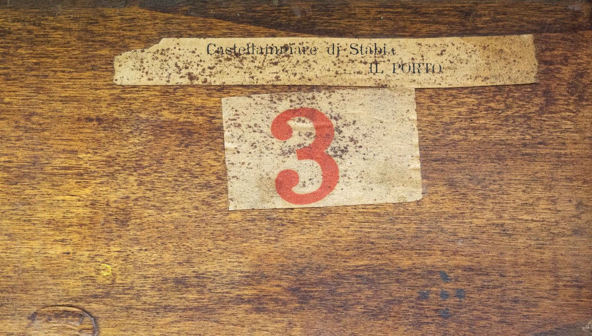 Ciro Denza, Serie di quattro vedute costiere e paesaggi, olio su tavola, fine XIX – inizio XX -photo-8
