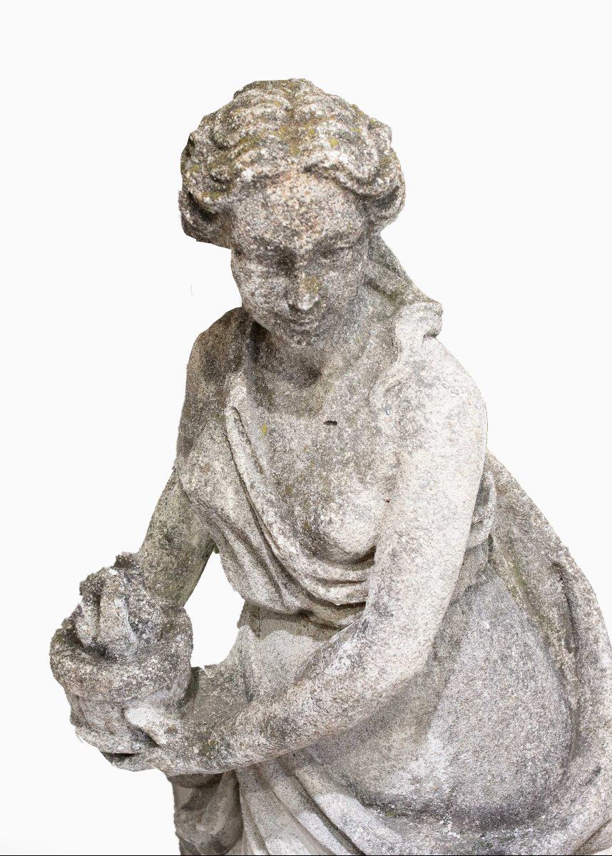 Sculture, "Le quattro stagioni", in graniglia, Anni '30-photo-1