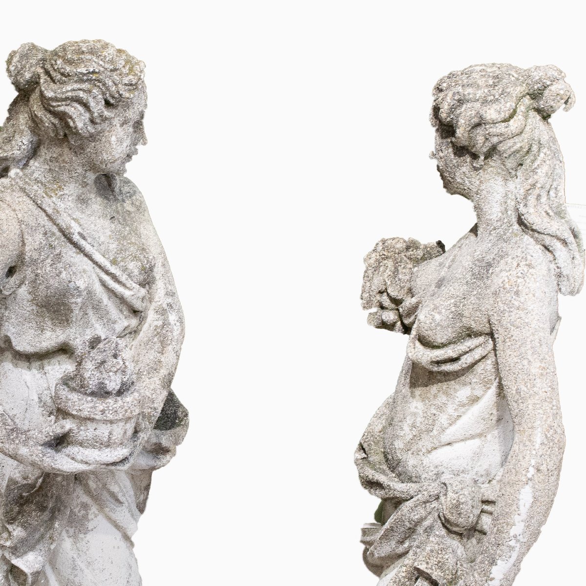 Sculture, "Le quattro stagioni", in graniglia, Anni '30-photo-4