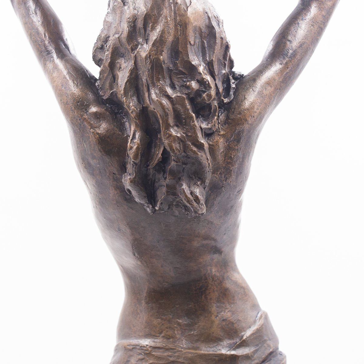 Giuseppe Siccardi, "Portatrice d'acqua orientale", bronzo, Epoca XX-photo-8