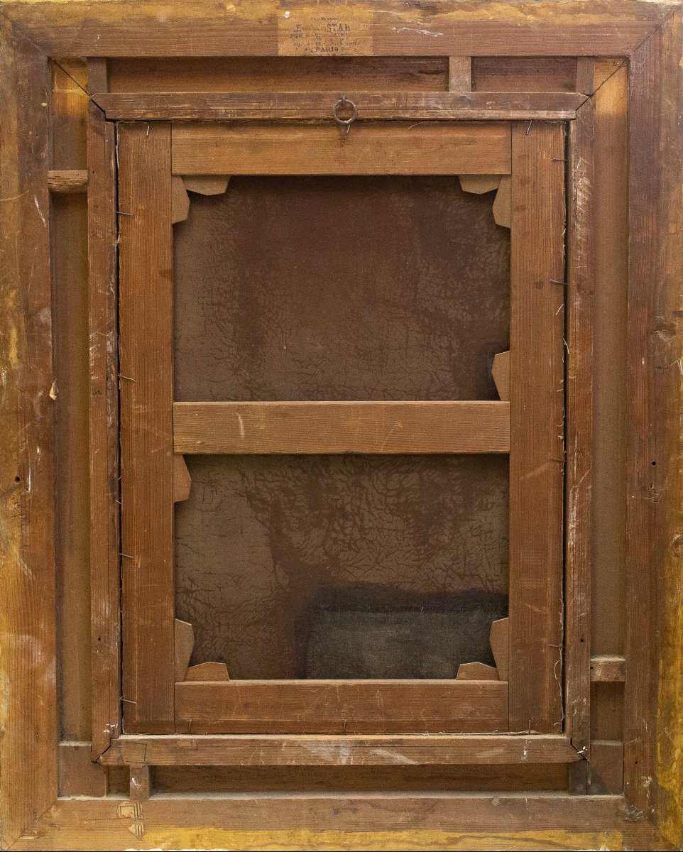 E. Nickels, "Ritratto di Ufficiale", oliosu tela, firmato, 1880-photo-4