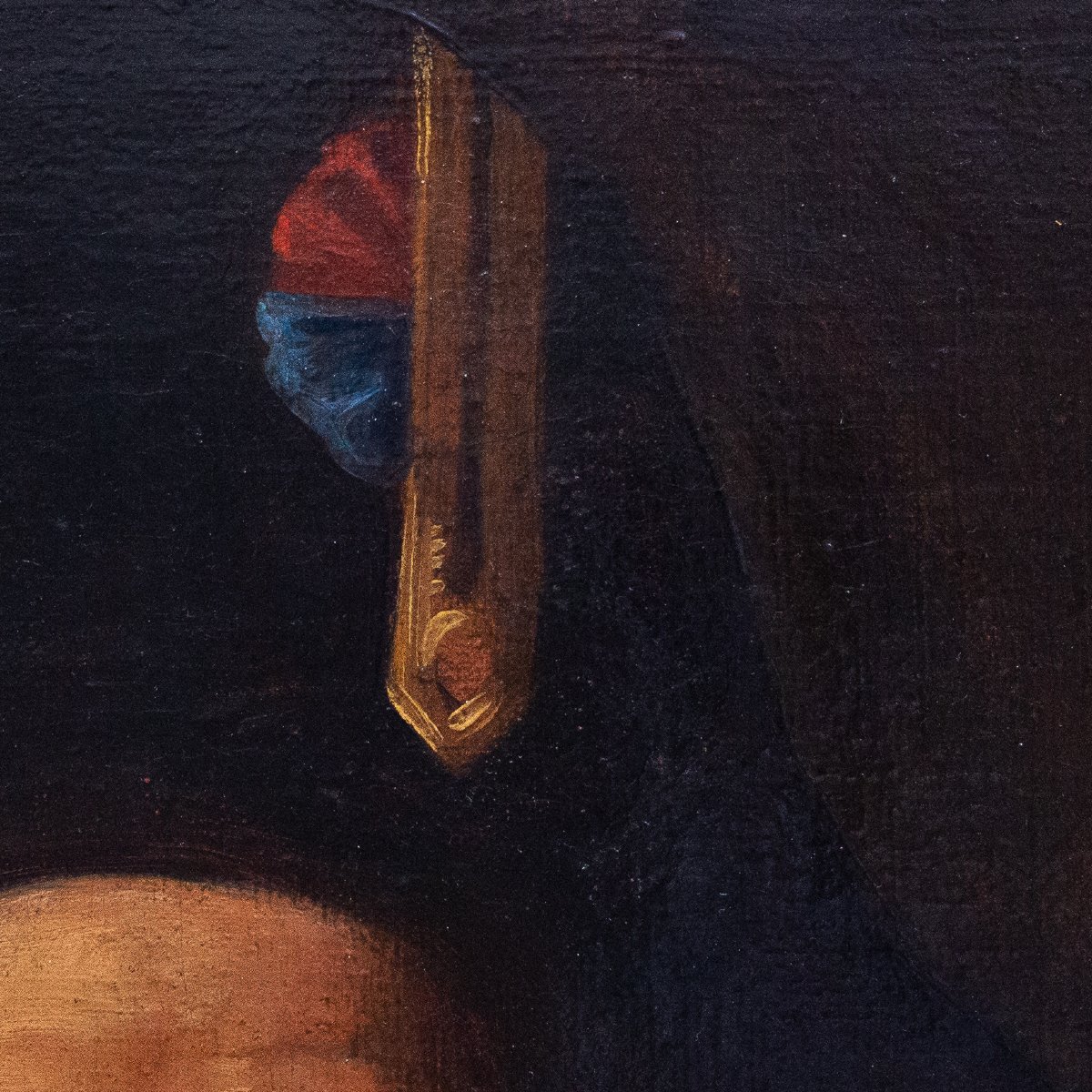 “Ritratto di veterano”, olio su tela, XIX Secolo-photo-3