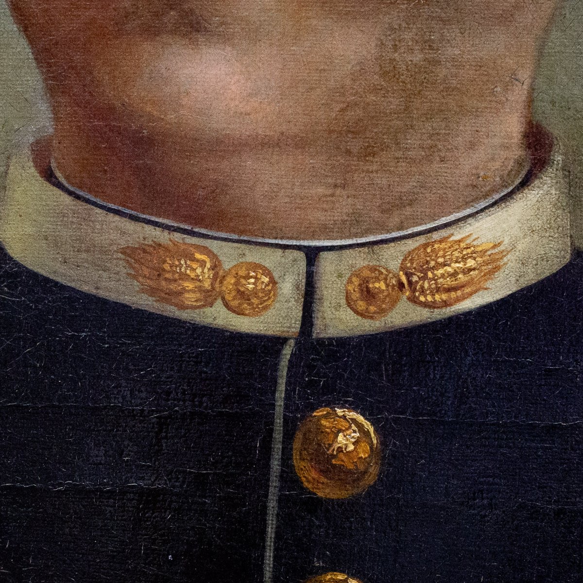 J. Abel, “Ritratto di Ufficiale Legione d’Onore", firmato, olio su tela, 1870-photo-6