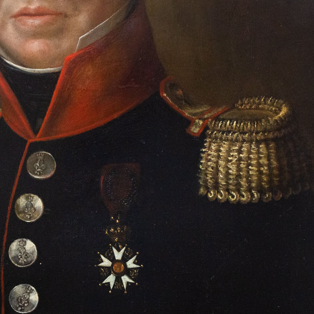 Martin, olio su tela, firmato, “Ufficiale della Legione d’Onore, 1821-photo-2