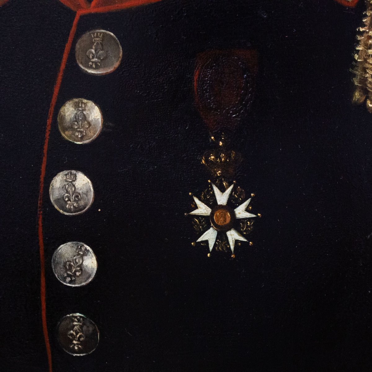 Martin, olio su tela, firmato, “Ufficiale della Legione d’Onore, 1821-photo-5