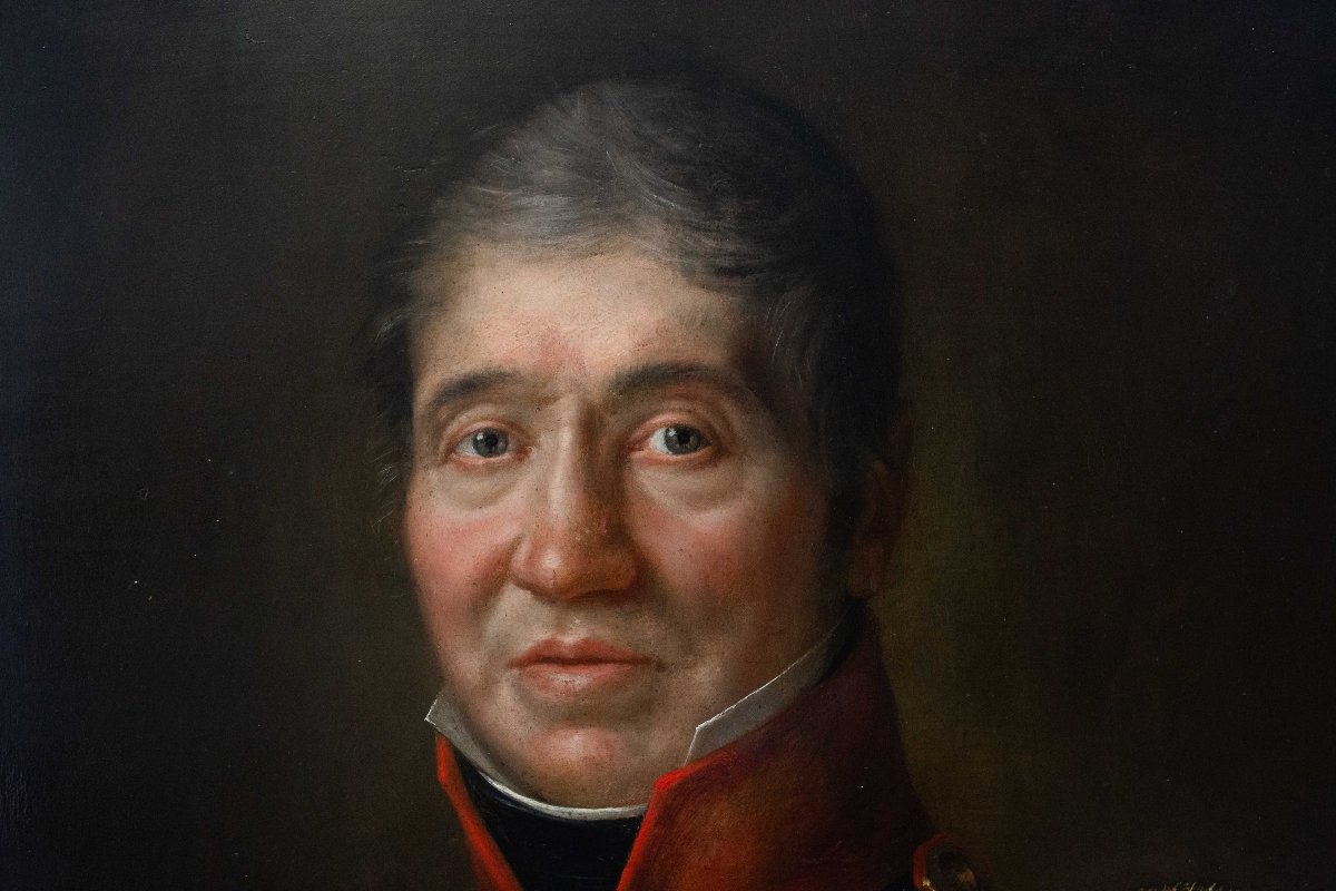 Martin, olio su tela, firmato, “Ufficiale della Legione d’Onore, 1821-photo-6