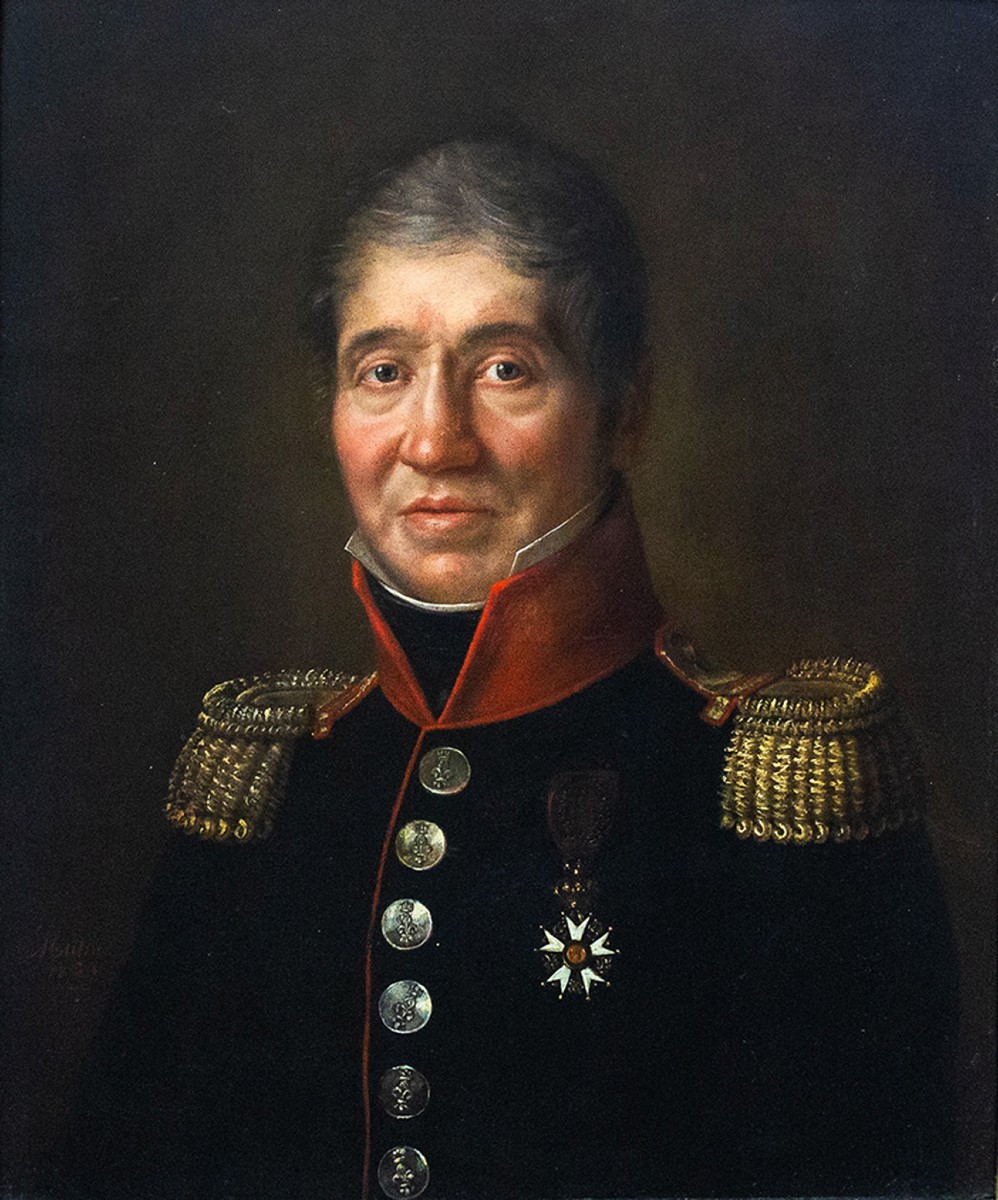 Martin, olio su tela, firmato, “Ufficiale della Legione d’Onore, 1821