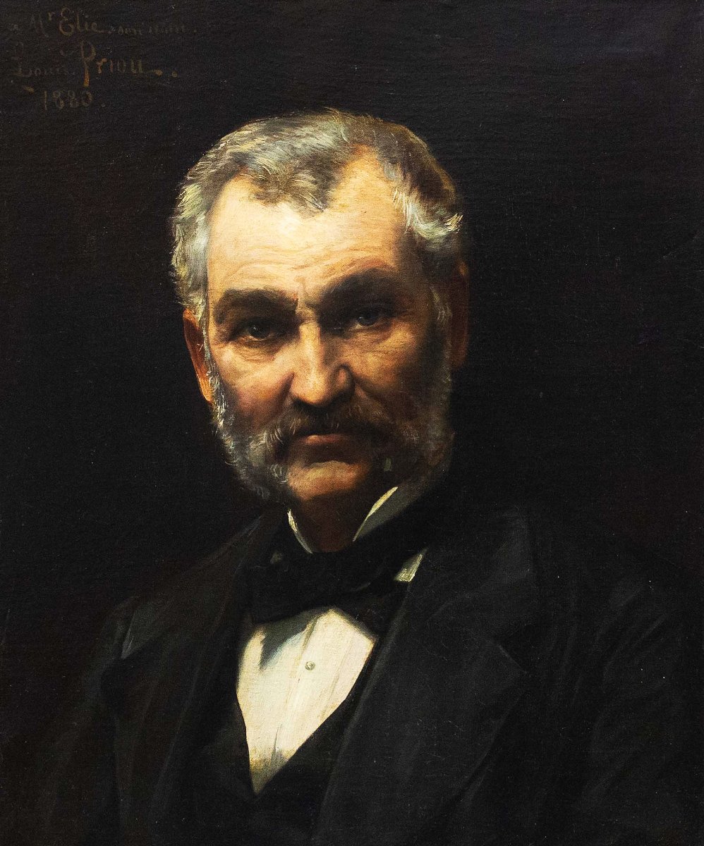 Louis Priou, "Mr Elie", olio su tela, 1880-photo-2