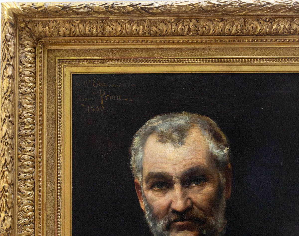 Louis Priou, "Mr Elie", olio su tela, 1880-photo-3