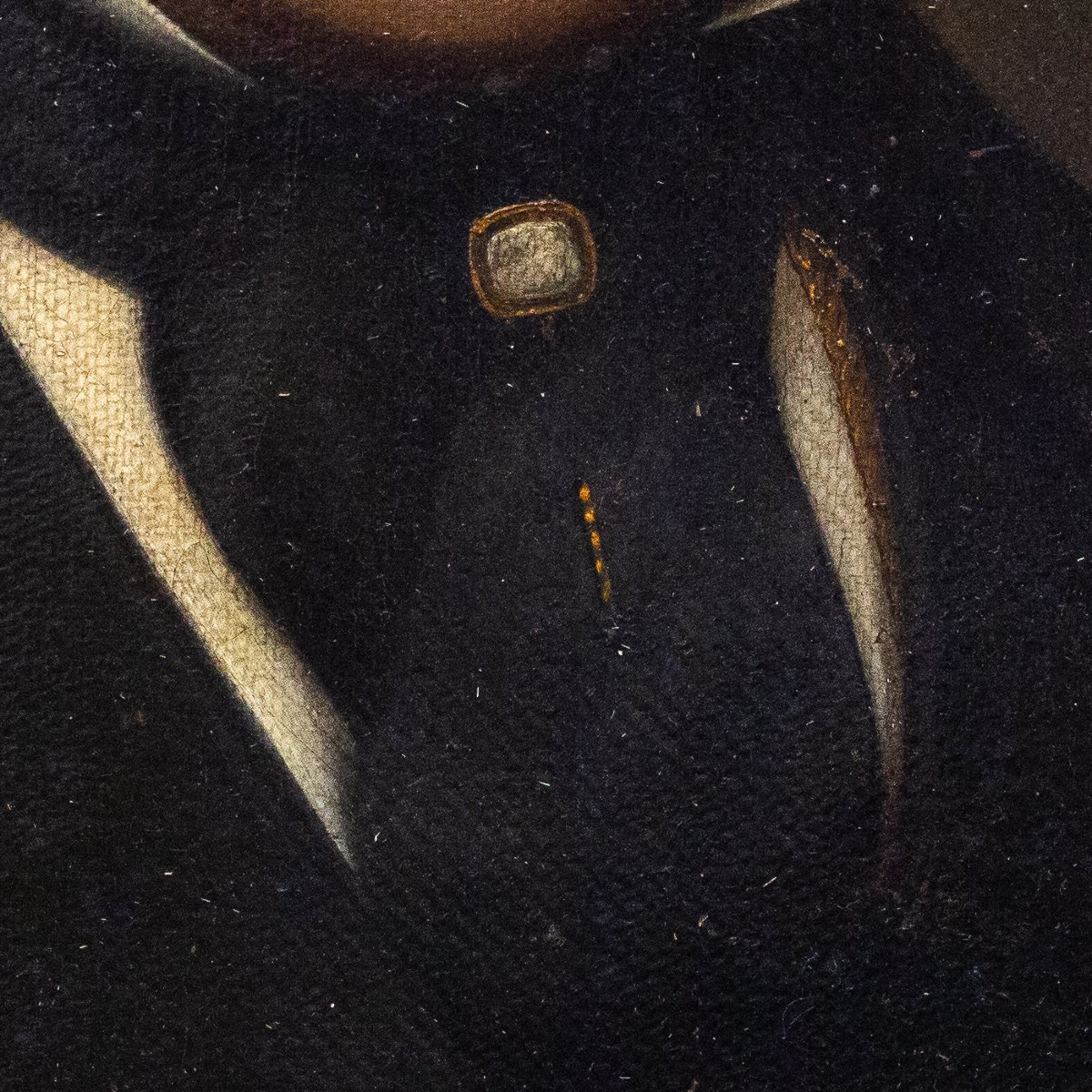 "Ritratto di gentiluomo", olio su tela, Epoca XIX secolo-photo-2