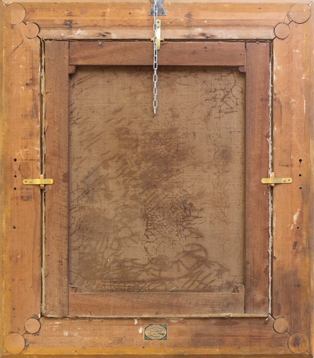 "Ritratto del marchese di Beaucaire," olio su tela, inizio XIX secolo-photo-3