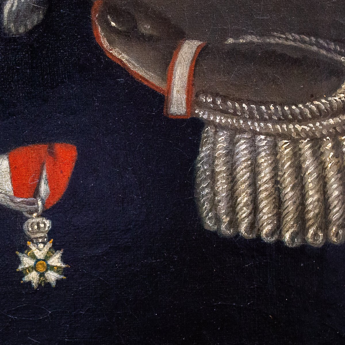 "Ritratto del marchese di Beaucaire," olio su tela, inizio XIX secolo-photo-4