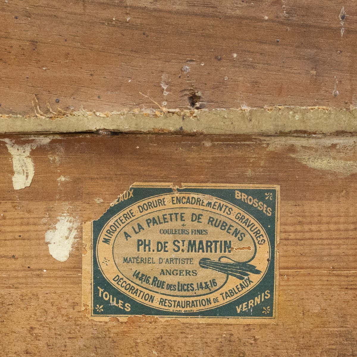 "Ritratto del marchese di Beaucaire," olio su tela, inizio XIX secolo-photo-6