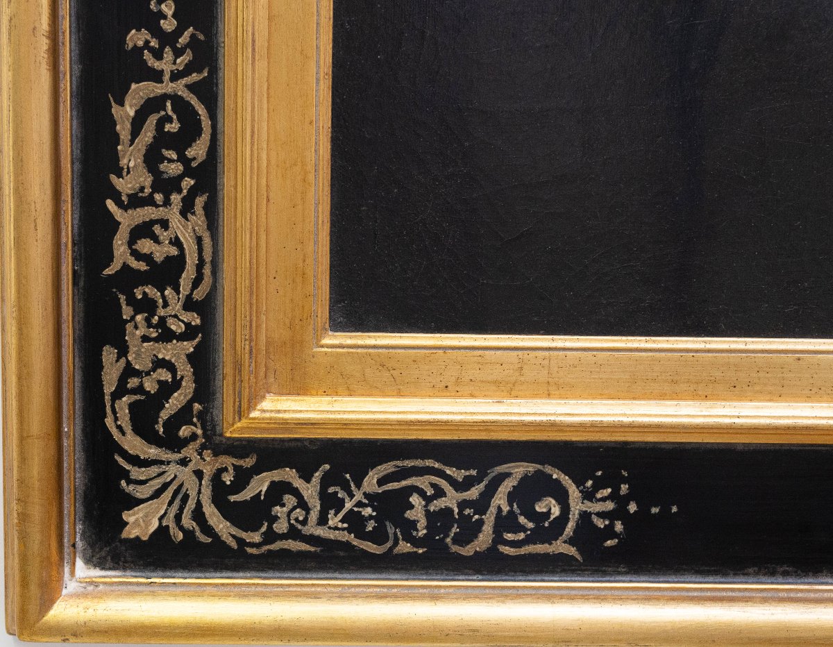 "Ritratto di giovane", olio su tela, Epoca '800-photo-3