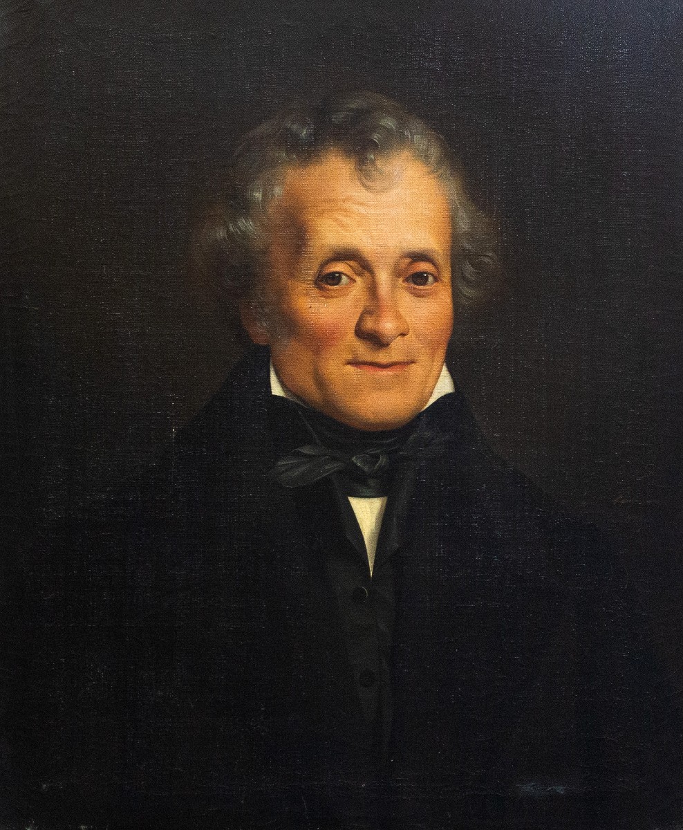 "Ritratto di Gentiluomo Borghese", olio su tela, Epoca XIX Secolo
