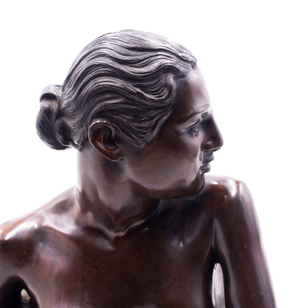 Vincenzo Gemito, "Busto di fanciulla napoletana", firmato, 1913/1920-photo-1