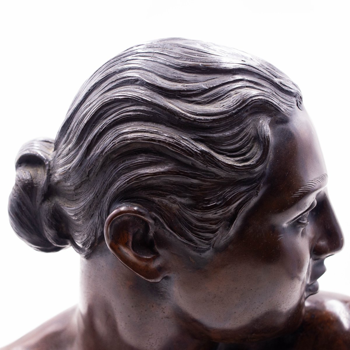 Vincenzo Gemito, "Busto di fanciulla napoletana", firmato, 1913/1920-photo-3