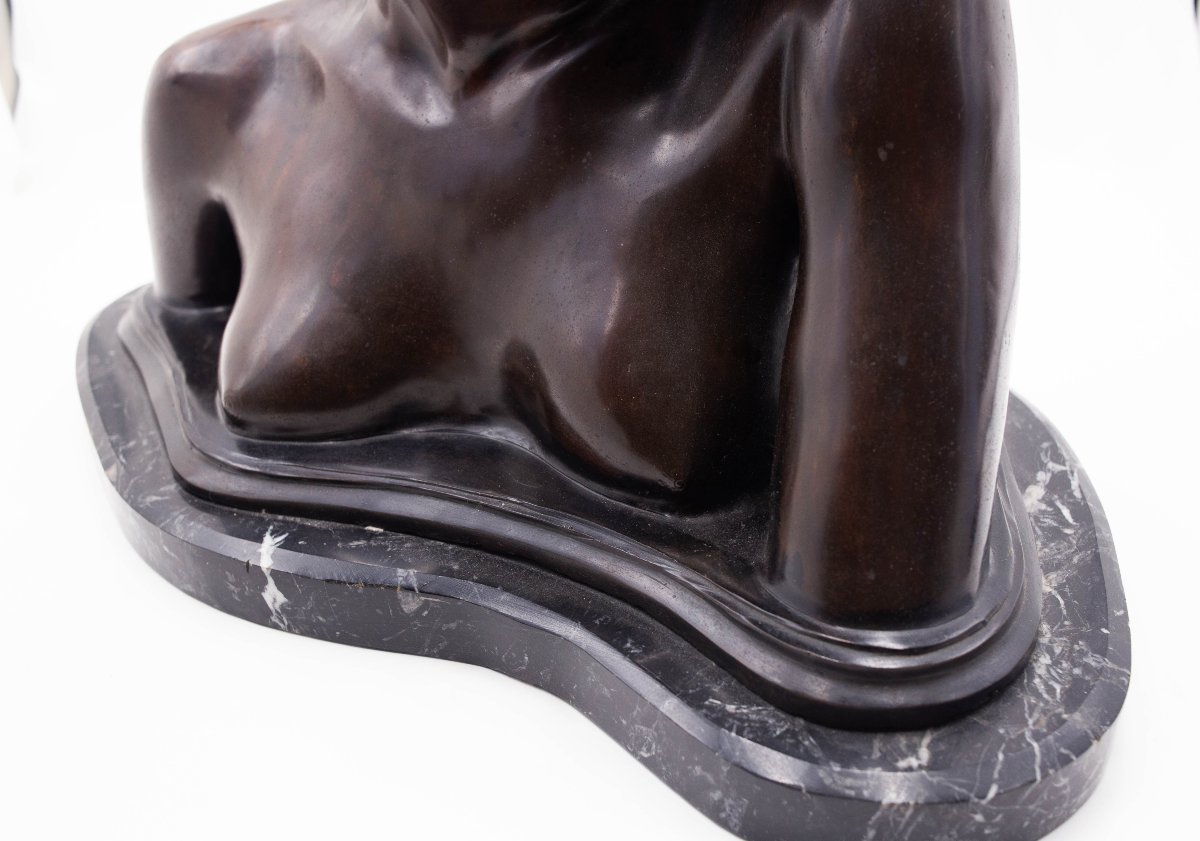 Vincenzo Gemito, "Busto di fanciulla napoletana", firmato, 1913/1920-photo-6